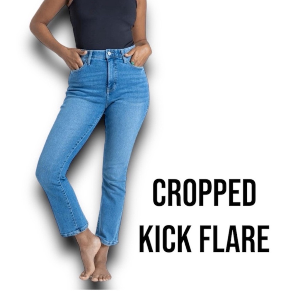 NWOT - LuLaRoe Cropped Kick Flare Jeans
